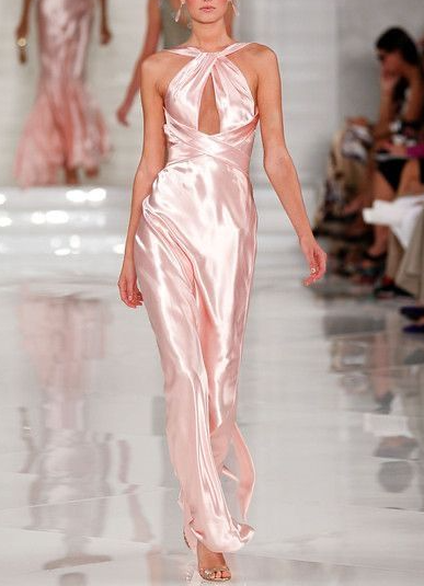 Elegant Pink Satin Long Party Evening Dress,Formal Prom Dress cc2575