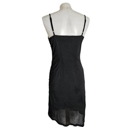 Vintage Black Strapless Butterfly Sequin Birthday Short Skirt Homecoming Dress cc3665