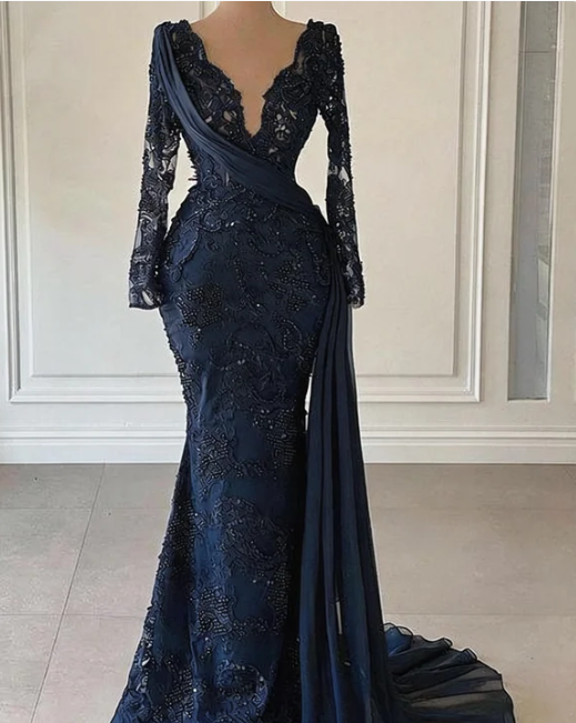Black Long Prom Dress evening Formal Dress   C1720