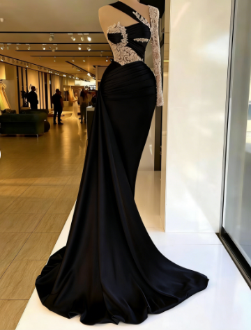 Lace prom dresses, evening dresses, custom make prom dress, arabic prom dress, new arrival evening dresses, fashion evening gowns, elegant prom dress C1897