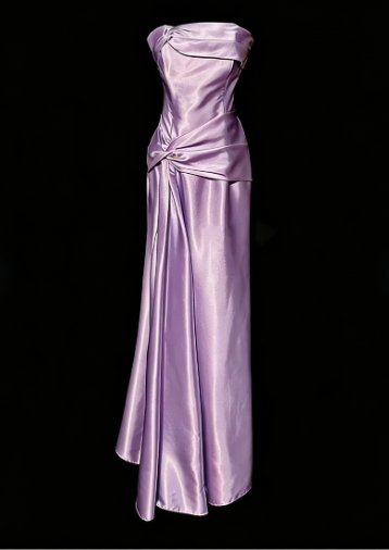 Simple Green Strapless Satin Prom Dress,Long Party Evening Dress  cc2992