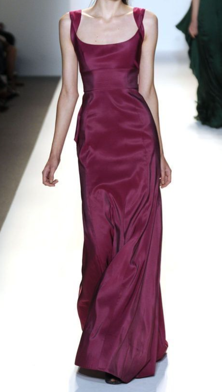 Elegant Satin Long Party Evening Dress  cc1943