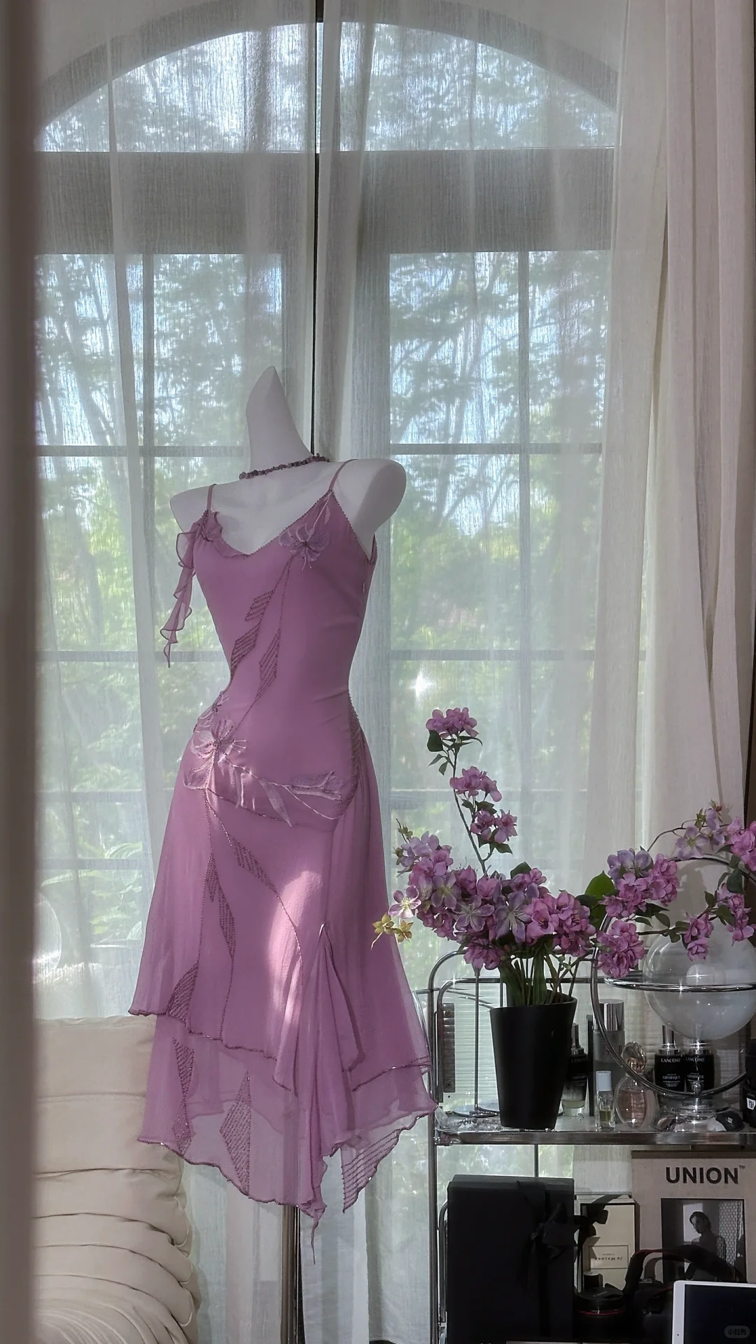 Classy Chiffon V Neck Short 18th Birthday Party Dress Purple Short Homecoming Dress cc3339