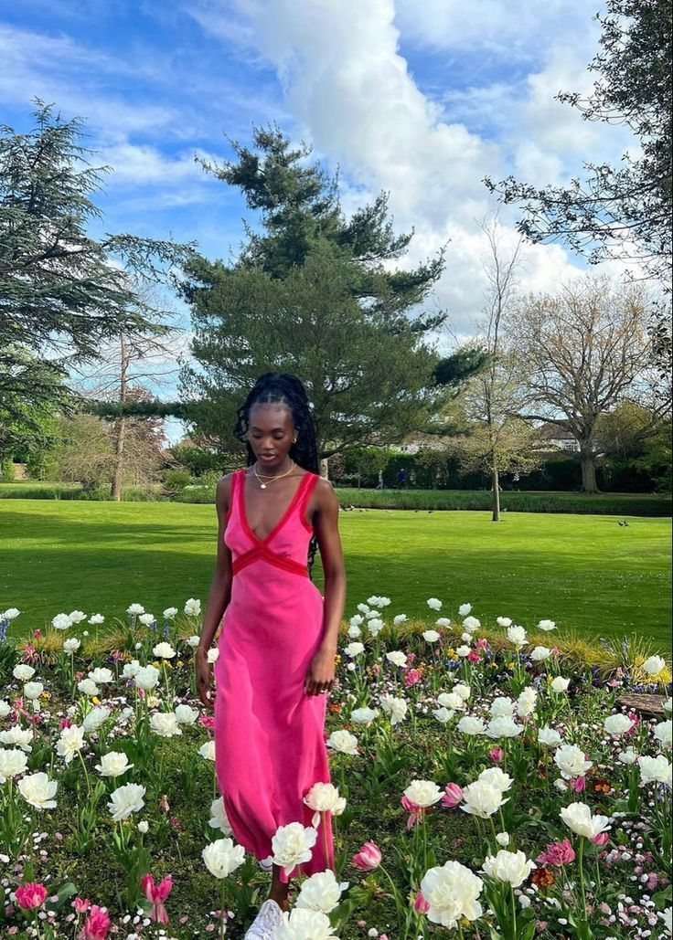 Hot Pink Deep V Neck Long Evening Dress Sheath Party Dress cc2213