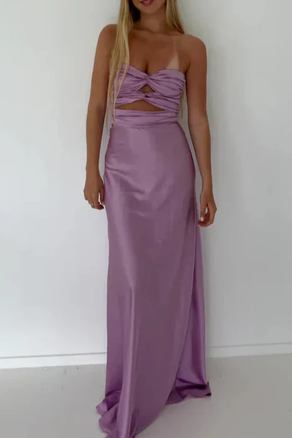 Fashion Strapless Hot Pink Birthday Party Dress Long Porm Dress cc1984