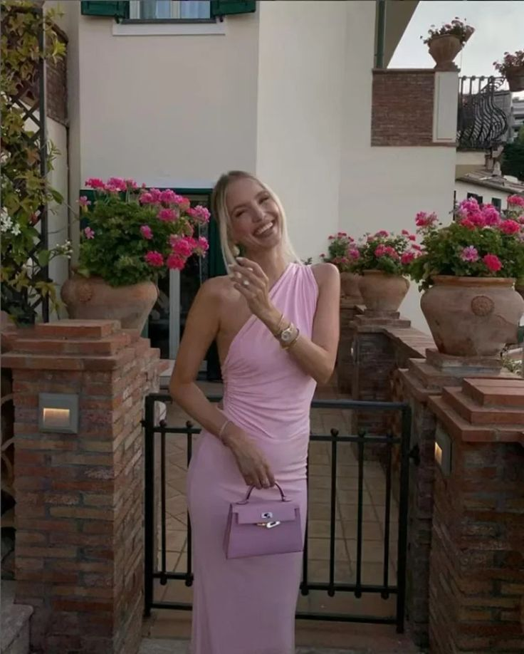 Fashion One Shoulder Pink Backless Party Evening Dress Sheath Prom Dress cc2332