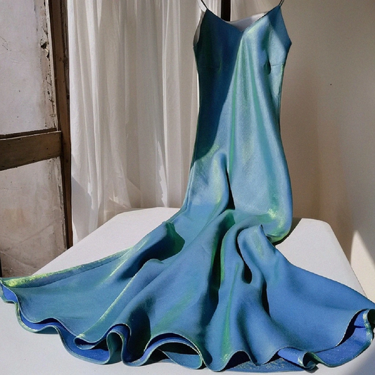 Chic Long Evening Gown Spaghetti Straps Prom Party Dress  cc1613