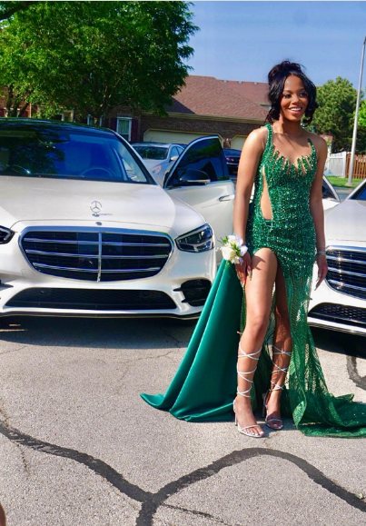 Modest Mermaid Black Girl Sequin Prom Dresses 22th Birthday Outfits cc979