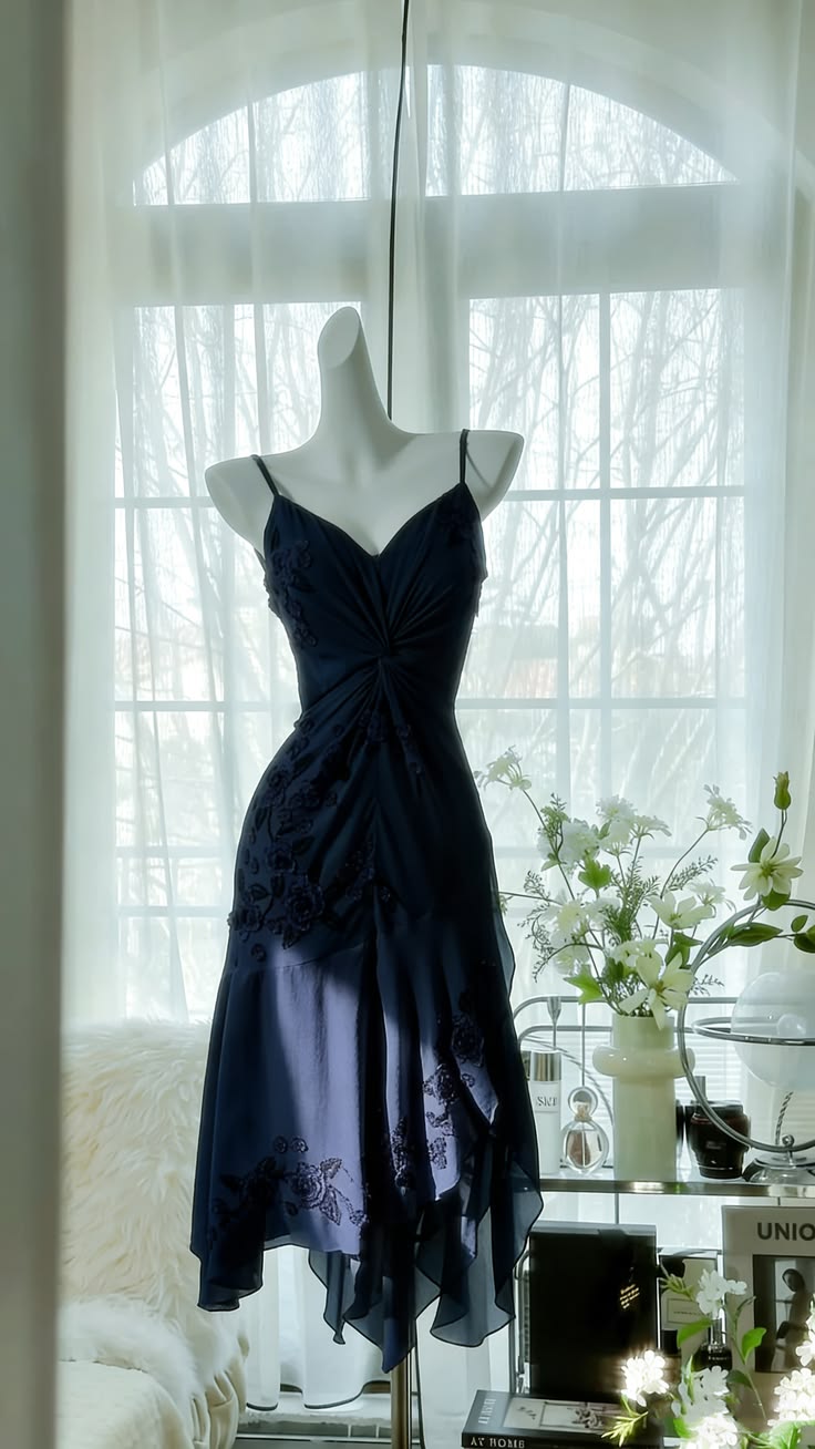 Fashion Spaghetti Straps Appliques Beaded Green Chiffon Homecoming Dress Graduation Dress cc3036