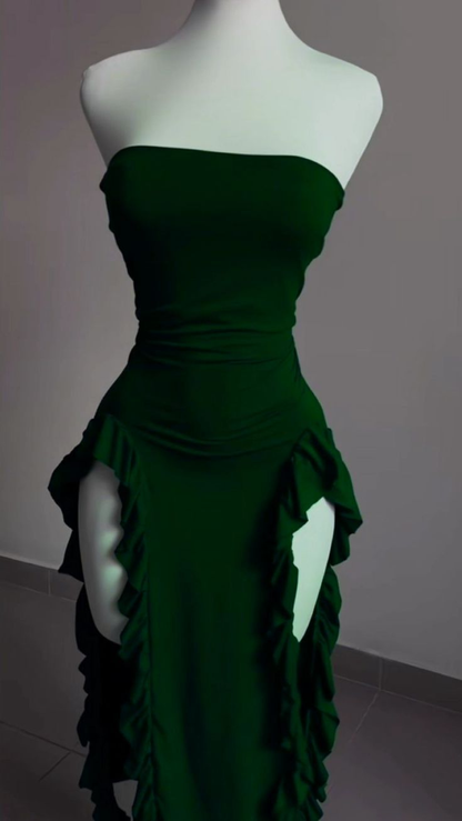 Sexy Sheath Slit Prom Dress Party Dress  cc1770