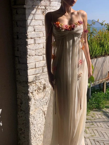 Elegant Fashion Tulle Appliques Party Dress White Prom Dress cc1685