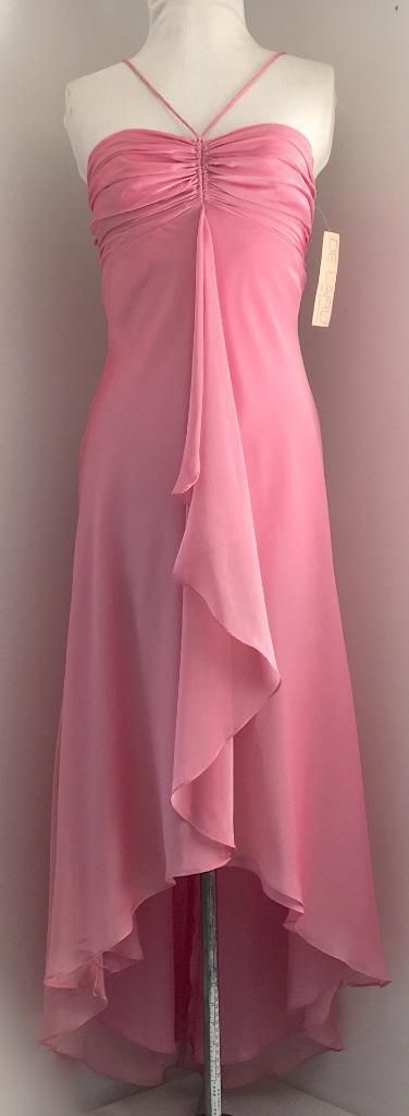 Sexy Pink Chiffon Long Prom Dress Party Gown cc1485