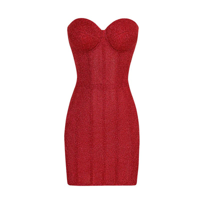 Sexy Red Sequin Sheath Short Cocktail Dress Homecoming Dress cc3296