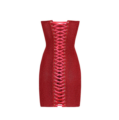 Sexy Red Sequin Sheath Short Cocktail Dress Homecoming Dress cc3296