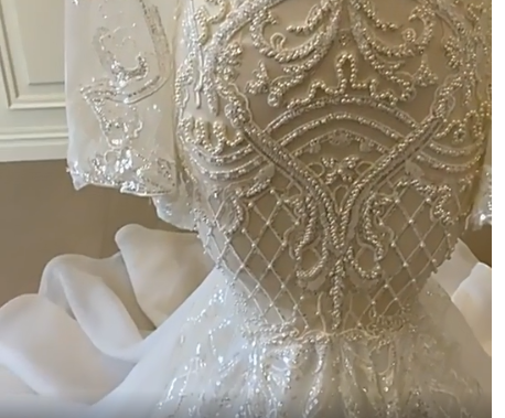 Sexy White Lace Mermaid Wedding Dresses Sweetheart ,Chic Prom Dress C1384
