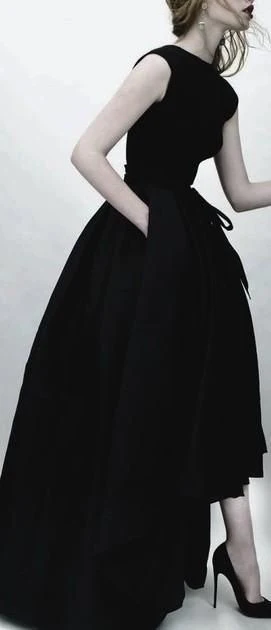Sexy black prom dress charming pretty gown simple evening dress,o-neck party formal dress cc422