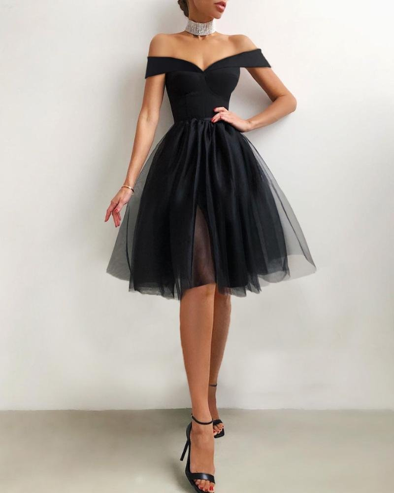 V-Neck Short Sleeve Knee-Length Homecoming Dress c2750