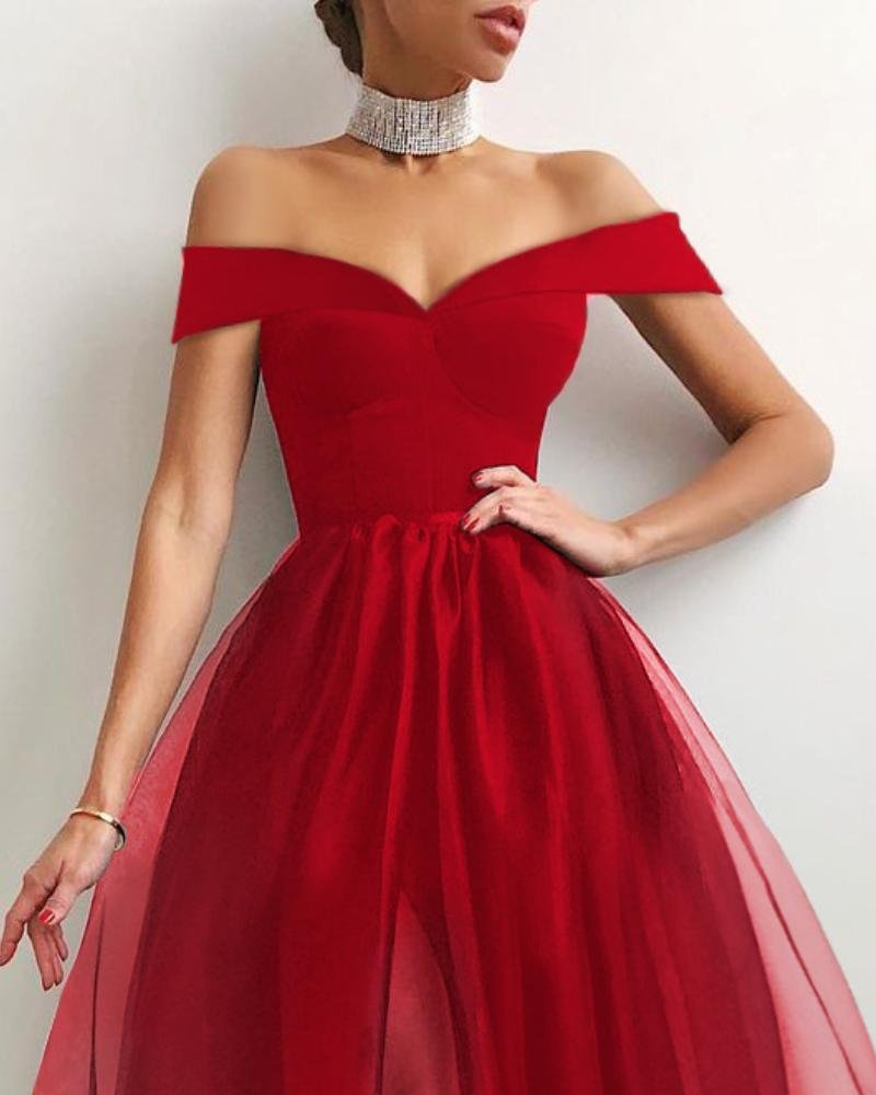 V-Neck Short Sleeve Knee-Length Homecoming Dress c2750