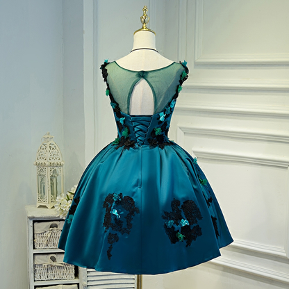 A-line V Neck Short Homecoming Dress  c3294