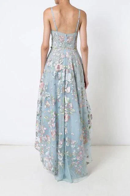 Spaghetti Straps Sweetheart Asymmetrical Prom Dress, High Low Homecoming Dresses c2736