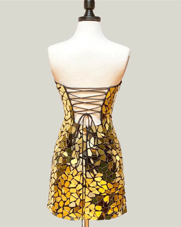 Sparkly Gold Homecoming Dresses Bodyocn c3475