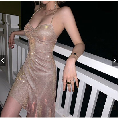 Spaghetti Straps Unique Party Dress ,Chic Homecoming Dress C2113