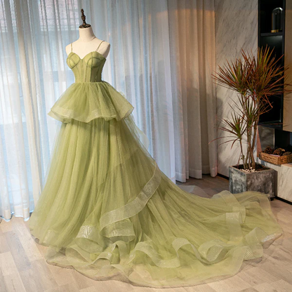 Beautiful Sweetheart Layers Princess Formal Gown,  Tulle Long Party Dress Prom Dress c2847