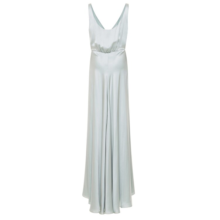 A-line Simple Long Prom Dress Sleeveless Party Dress c3400