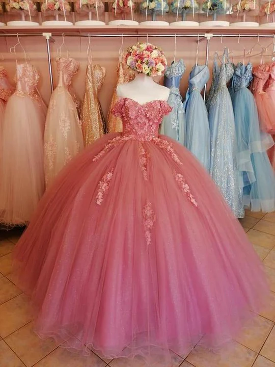Dusty Pink Prom Dresses Long Sweet 16 Dress Evening Party Celebrity Gown Ball Gown c2840