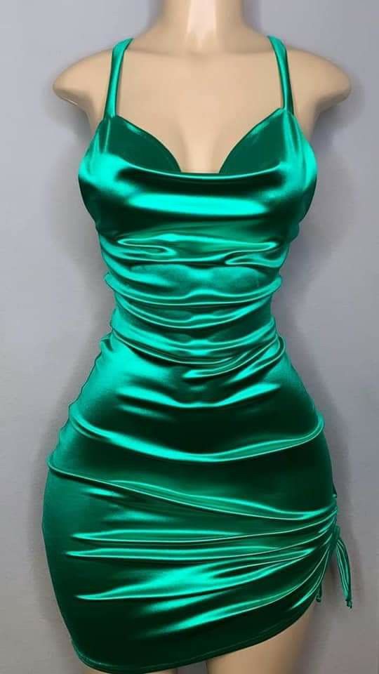 Emerald Green Bodycon Dress Sexy Night Party Dress cc93