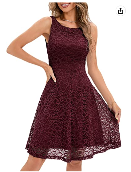 Women Floral Lace Wedding Bridesmaid Dress Formal Cocktail Short Homecoming Dress c2683