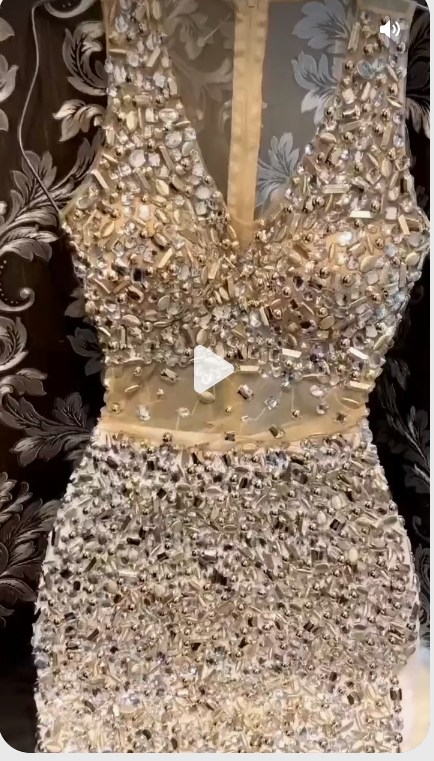 Luxurious V-Neck Party Dress Sexy Party Dress cc68