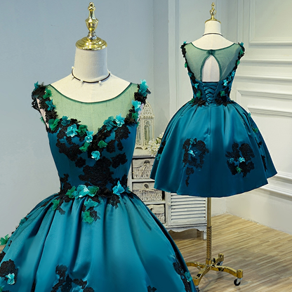 A-line V Neck Short Homecoming Dress  c3294
