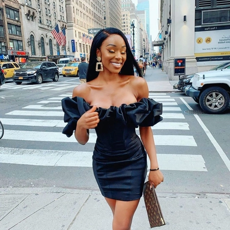 Ruffle Off Shoulder Club Dress Sexy Bodycon Black Summer Dress Elegant Party Dress c2858