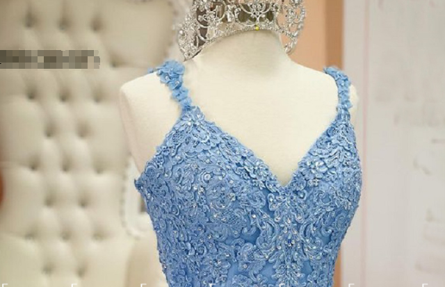 New Luxury Crystal Quinceanera Dresses For Special Light Blue Occasion Dresses Prom Dress, Sweet 16 Dresses C58