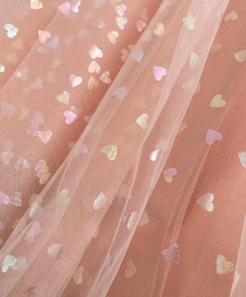 Lavender tulle short A line prom dress tea length evening dress C865