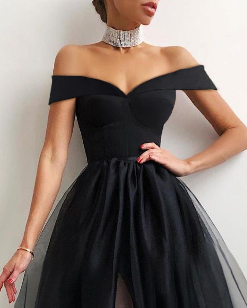 V-Neck Short Sleeve Knee-Length Homecoming Dress c2750