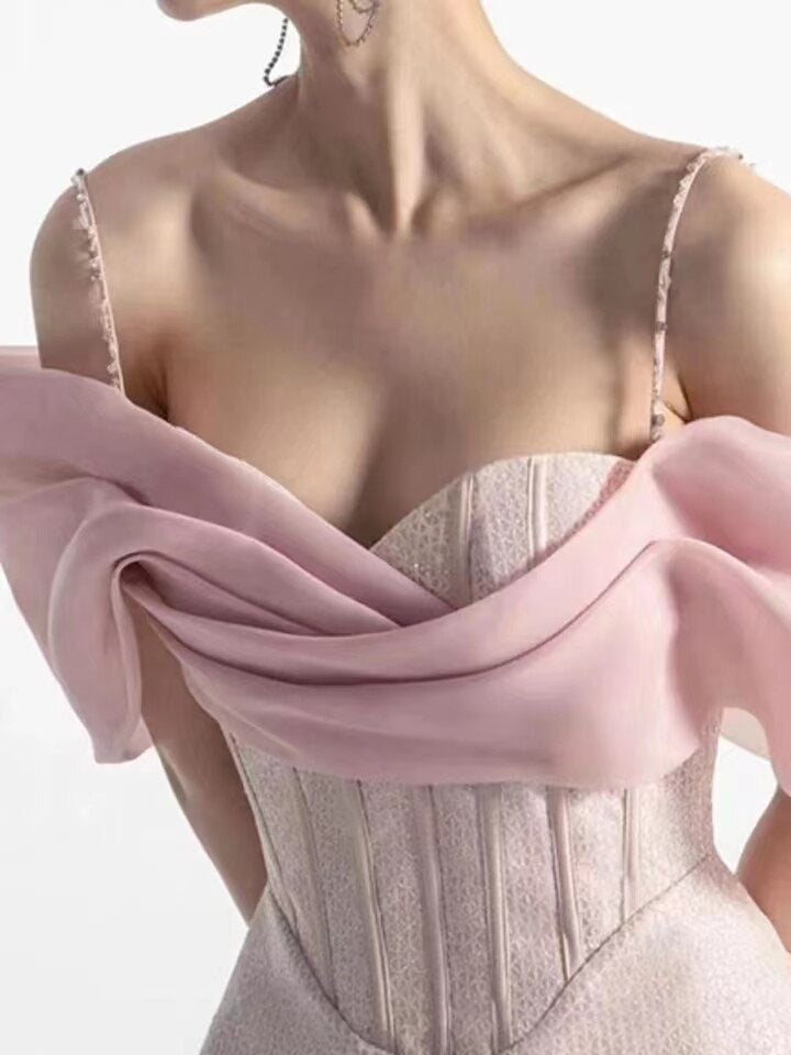 Pink Short Sleeve Bodycon Mini Dress Party Dress Graduation Gifts Lady Short Hoco Dress cc201