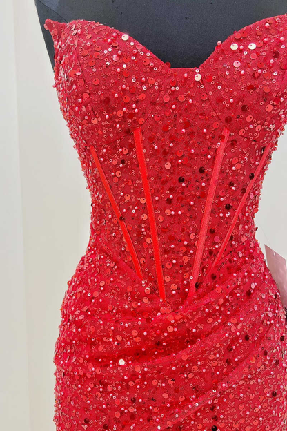 Black Sequin Strapless Tight Mini Homecoming Dress c3246