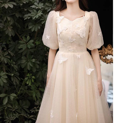 Fairycore Ethereal Butterfly Fairy Prom Evening Dress  c2853