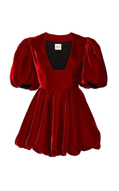 Puffy Sleeves Short Homecoming Dress cc164