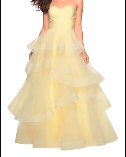 Black Rufflue Prom Dress Long Prom Dress Sweetheart Eveninng Dress  c2566