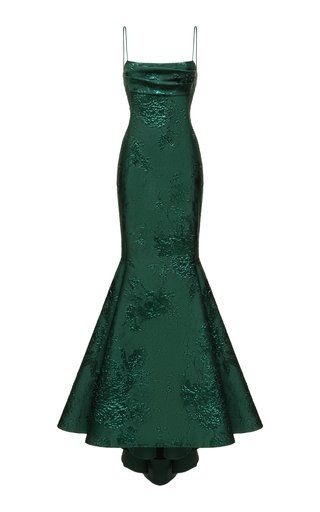 Emerald Green Mermaid Prom Dress Charming Evening Dress Spaghetti Straps Formal Dress cc356