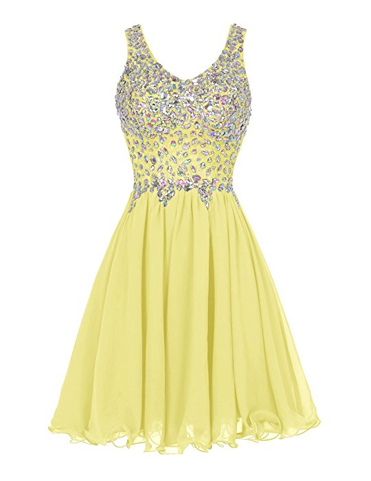Mint Green / Royal Blue/ Yellow Beaded Fashion Homecoming Dress,Sexy Party Dress,Custom Made Homecoming Dress C1882