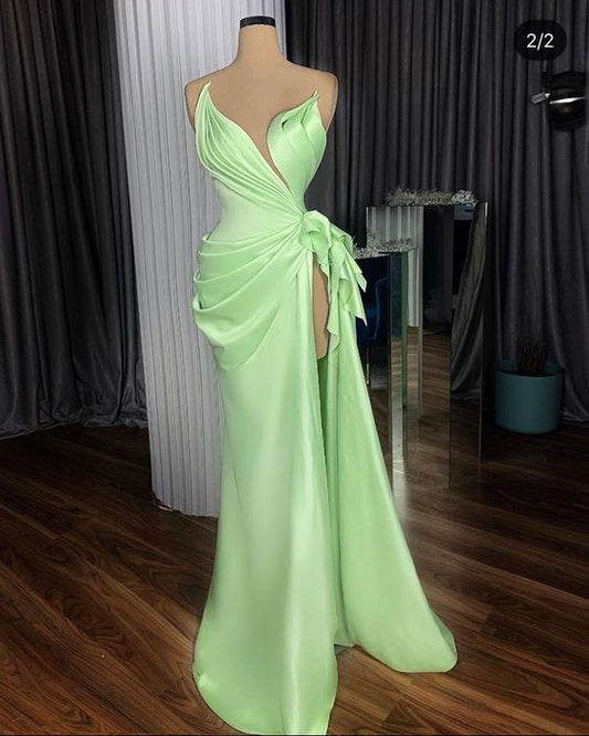 Unique Mermaid Long Prom Dress , Sexy Prom Dress C1755