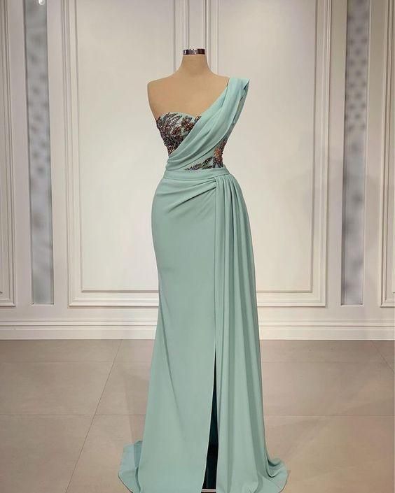 Sleeveless Party Evening Long Prom Dress  C2098