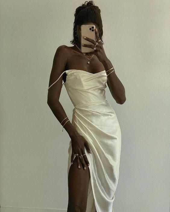 Sexy Long Prom Dress With Spaghetti Straps  C1944