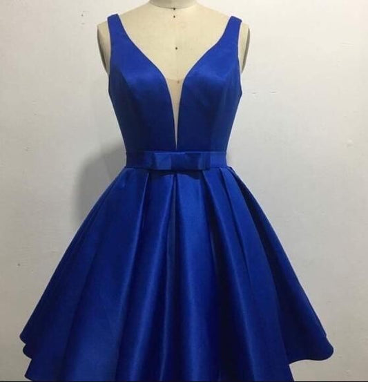 Elegant Homecoming Dress,Royal Blue Homecoming Dresses c2982