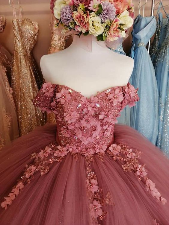 Dusty Pink Prom Dresses Long Sweet 16 Dress Evening Party Celebrity Gown Ball Gown c2840