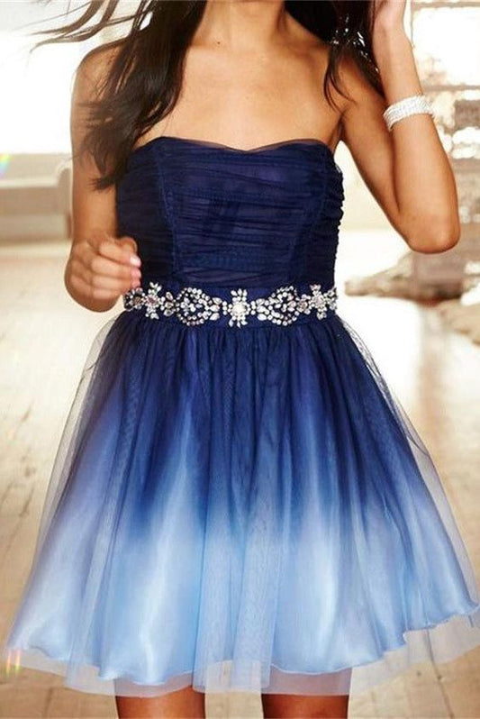 pretty graduation short handmade beaded sparkly homecoming dresses  c3239